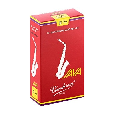 Liežuvėlis saksofonui altui Vandoren JAVA RED nr. 2.5 SR2625R