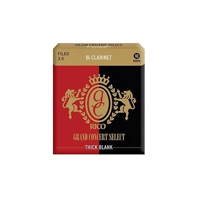 Liežuvėlis klarnetui Rico Grand Concert Select Thick Blank 3,5 RGT10BCL350