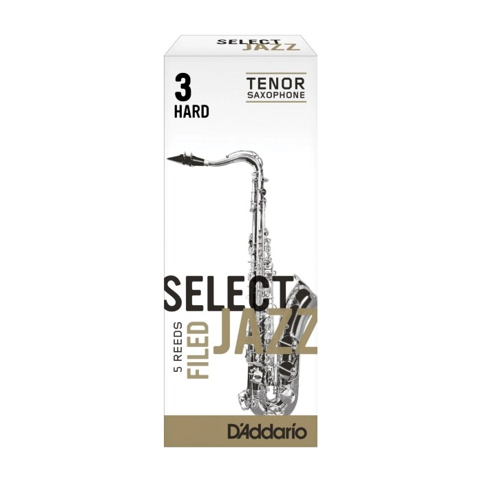 Liežuvėlis saksofonui tenorui DAddario Jazz Select nr. 3 Hard RSF05TSX3H