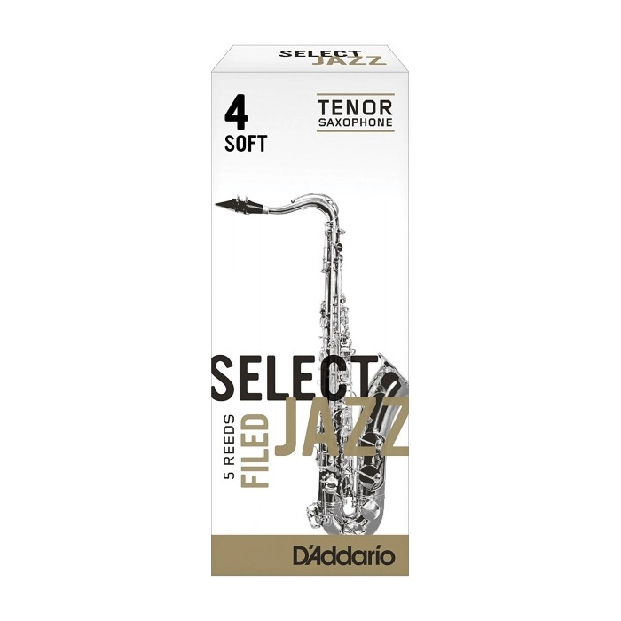 Liežuvėlis saksofonui tenorui DAddario Jazz Select 4 soft RSF05TSX4S