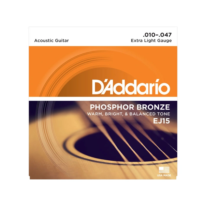 DAddario Phosphor Bronze .010-.047 EJ15