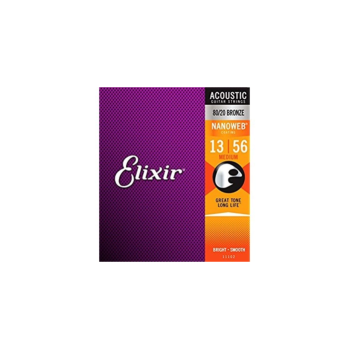 Elixir Nanoweb 80/20 bronze .013-.056 11102