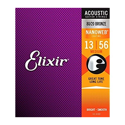 Elixir Nanoweb 80/20 bronze .013-.056 11102