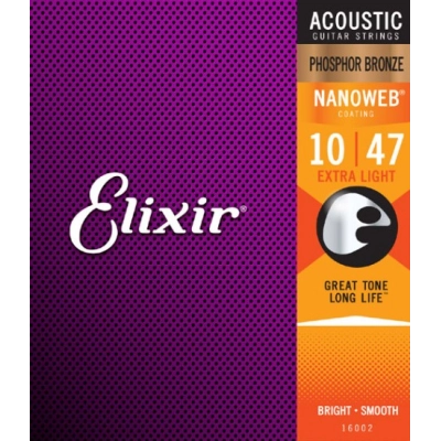 Elixir Nanoweb Phosphor Bronze .010-.047 16002