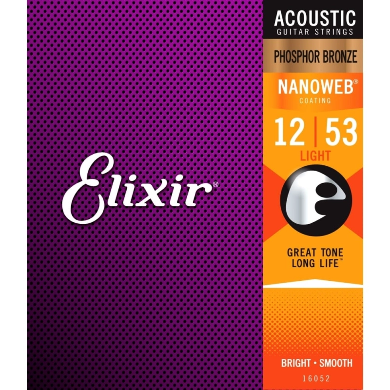 Elixir Nanoweb Phosphor Bronze .012-.053 16052