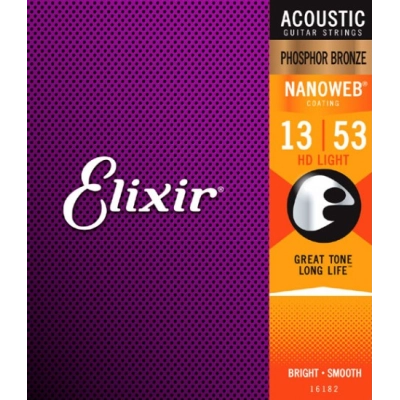 Elixir Nanoweb Phosphor Bronze .013-.053 16182