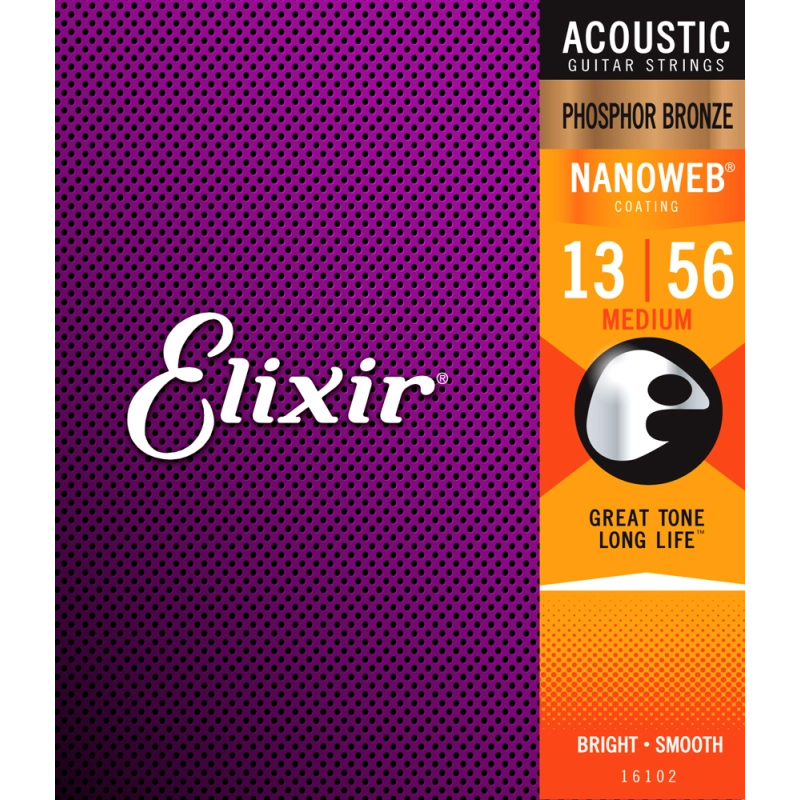 Elixir Nanoweb Phosphor Bronze .013-.056 16102