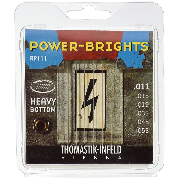 Stygos elektrinei gitarai Thomastik Power Bright .011-.053 RP111