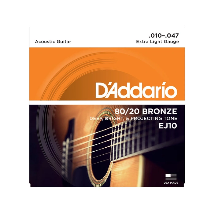 DAddario 80/20 Bronze .010-.047 EJ10