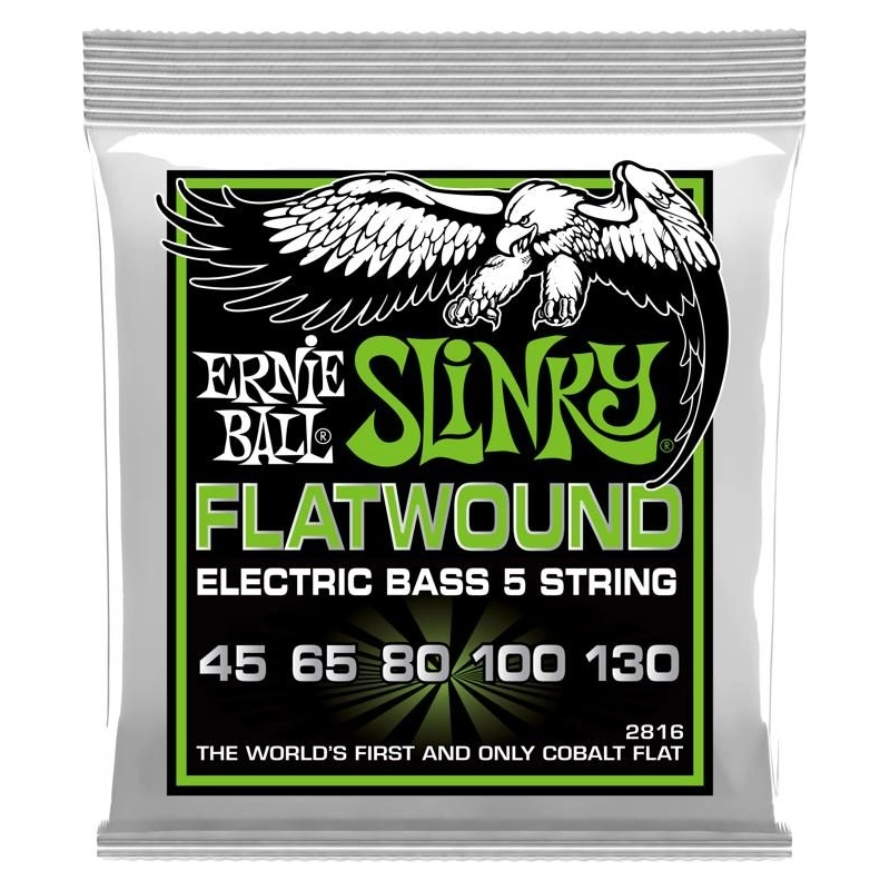 Ernie Ball Slinky Flatwound Cobalt .045-.130 2816