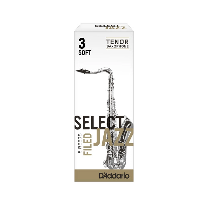 Liežuvėlis saksofonui tenorui 3 soft DAddario Jazz Select Filed RSF05TSX3S