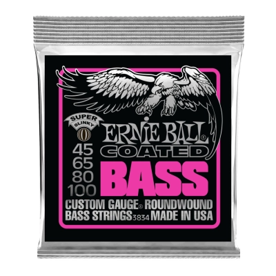 Stygos bosinei gitarai Ernie Ball Coated Roundwound .045-.100