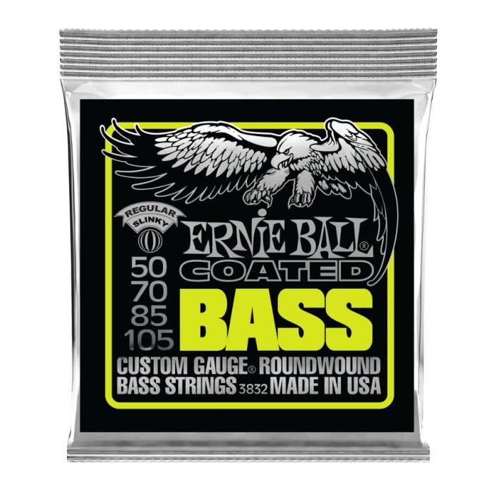 Stygos bosinei gitarai Ernie Ball Coated Roundwound .050-.105