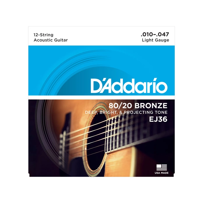 DAddario Bronze 80/20 .010-.047 EJ36