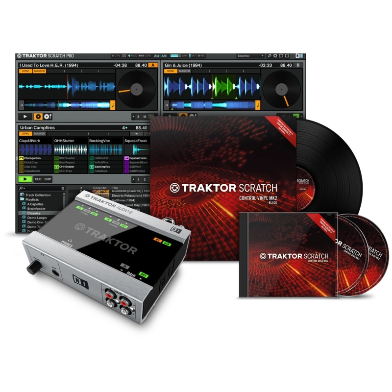 Garso Plokštė Native Instruments Traktor Scratch A6