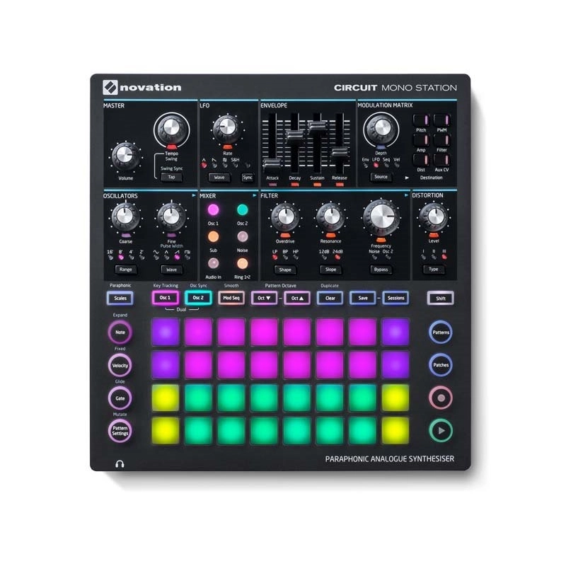 Garso Moduliatorius sekvenceris Novation CIRCUIT MONO STATION