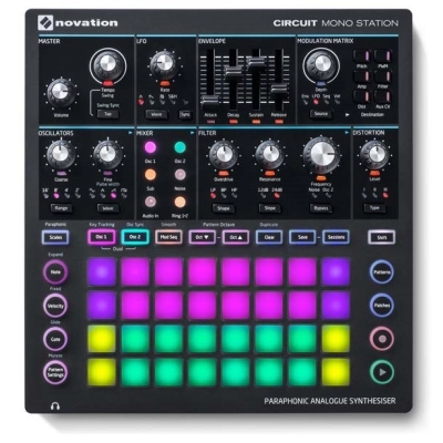 Garso Moduliatorius sekvenceris Novation CIRCUIT MONO STATION