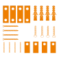 Tvirtinimo Rinkinys HOFA Ceiling Suspension Kit