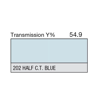 Apšvietimo Filtras LEE 202 Half C.T. Blue