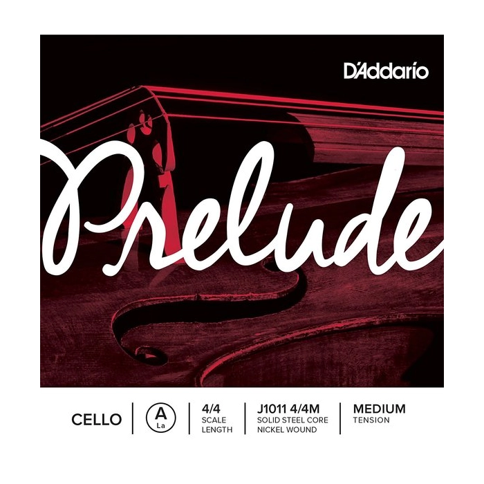 Styga violončelei DAddario Prelude J1011 4/4M Medium