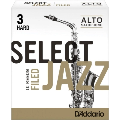 Liežuvėliai altui Rico Select Jazz 3 Hard RSF10ASX3H