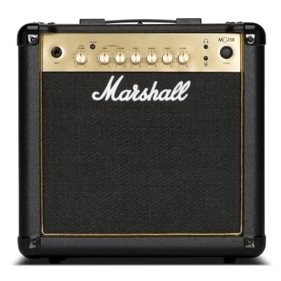 Kubas elektrinei gitarai Marshall MG15GR 15W combo, reverb