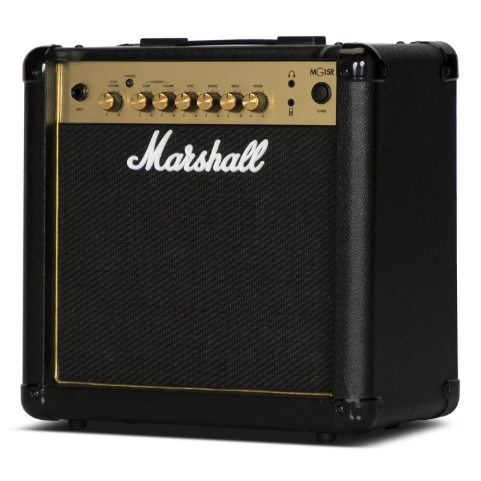 Kubas elektrinei gitarai Marshall MG15GR 15W combo, reverb