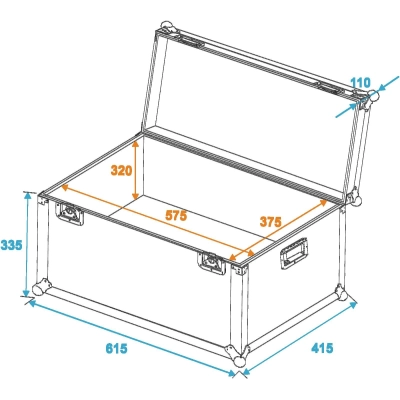 ROADINGER universalus transportavimo dėklas 60x40cm