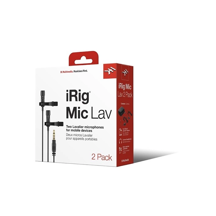 Mikrofonai IK Multimedia iRig Mic Lav 2 vnt.