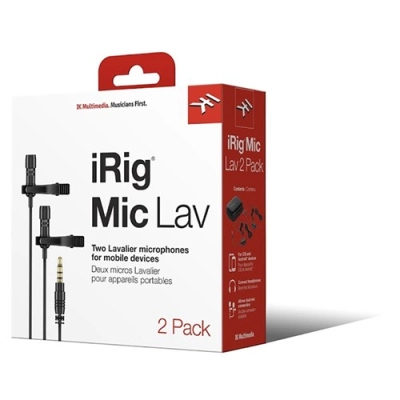 Mikrofonai IK Multimedia iRig Mic Lav 2 vnt.