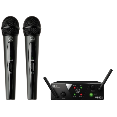 AKG WMS40 Mini Dual Vocal Set (537.500 + 539.300 MHz)