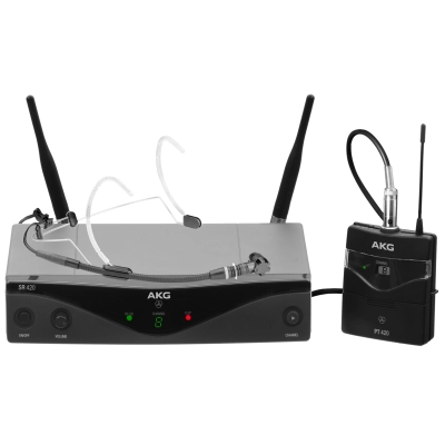 Bevielė Sistema AKG WMS420 Headworn Set (530.025 - 559.000 MHz)