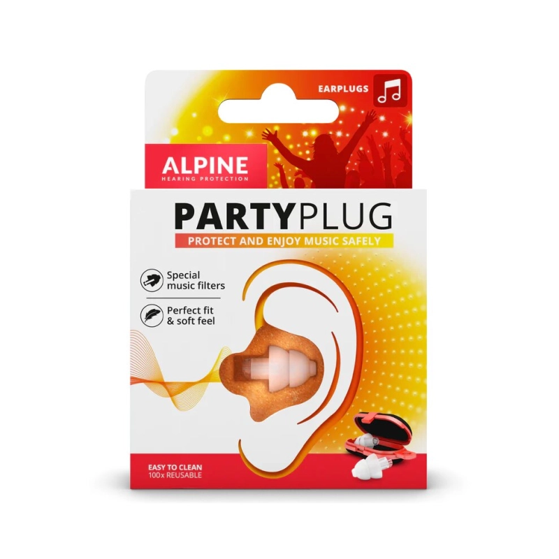 Ausų kištukai Alpine PartyPlug (white)