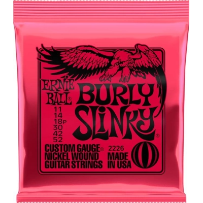 Stygos elektrinei gitarai Ernie Ball Burly Slinky .011-.052 2226