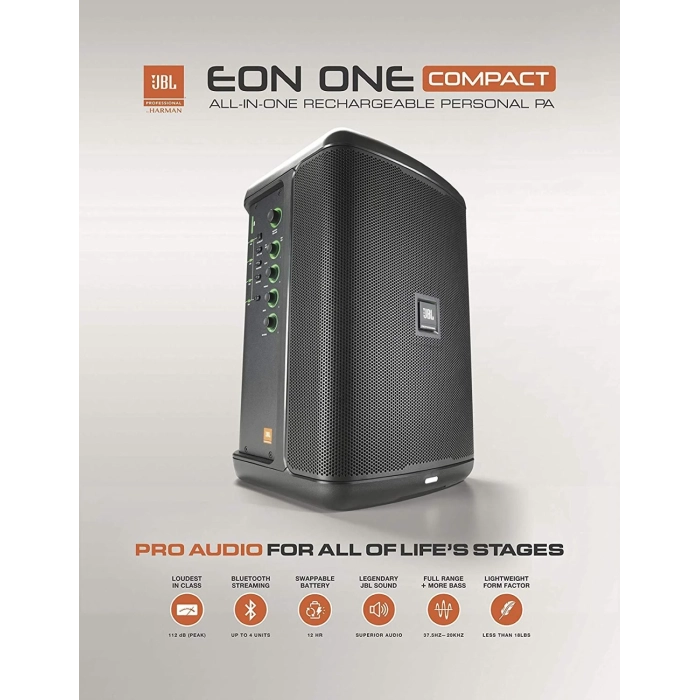 JBL Eon One Compact Portatyvi Kolonėlė