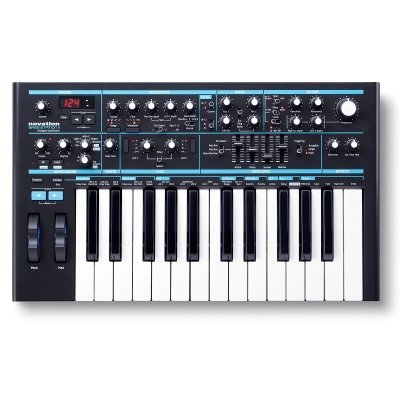 Sintezatorius Novation Bass Station 2