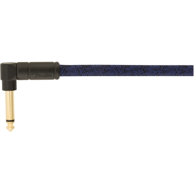 Instrumentinis laidas Fender 10 ANGLED FESTIVAL INSTRUMENT CABLE, BLUE DREAM