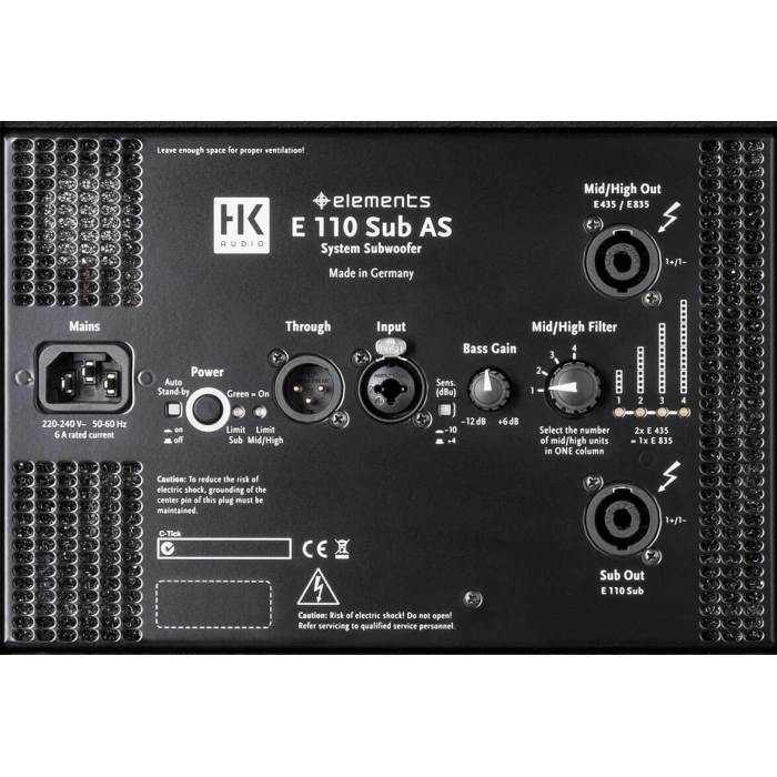 HK Audio ELEMENTS E110 SUB AS