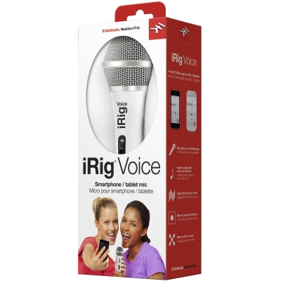 Mikrofonas telefonui / planšetei IK Multimedia iRig Voice White