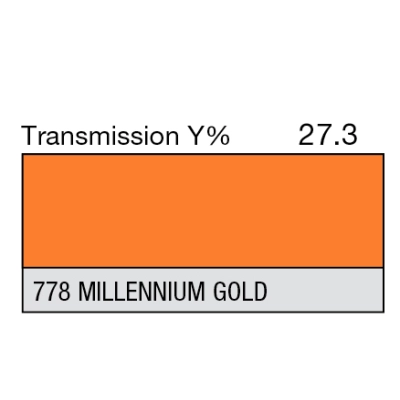 Apšvietimo Filtras LEE 778 - Millenium Gold