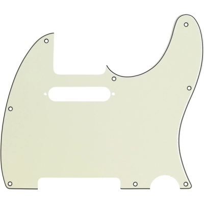 Detalė Fender  8-Hole Mount Multi-Ply Telecaster® Pickguard Mint Green