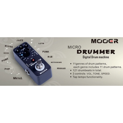 Mooer Micro Drummer - Digital Drum Machine