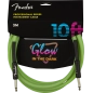 Instrumentinis laidas Fender Professional Glow in the Dark Cable, Green 10