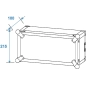 ROADINGER Rack PR-2ST, 4U, 57cm Gylio