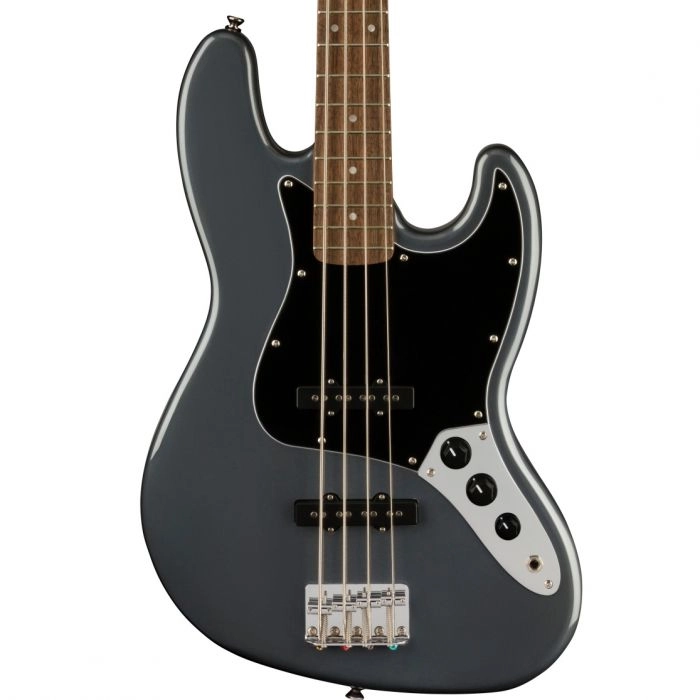 Elektrinė gitara Fender  Affinity Series Jazz Bass, Laurel Fingerboard, Black Pickguard, Charcoal Frost Metallic