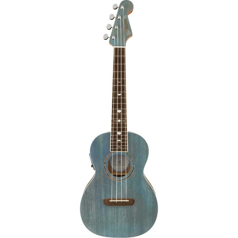 Ukulėlė Fender Dani Harrison, Walnut Fingerboard, Turquoise