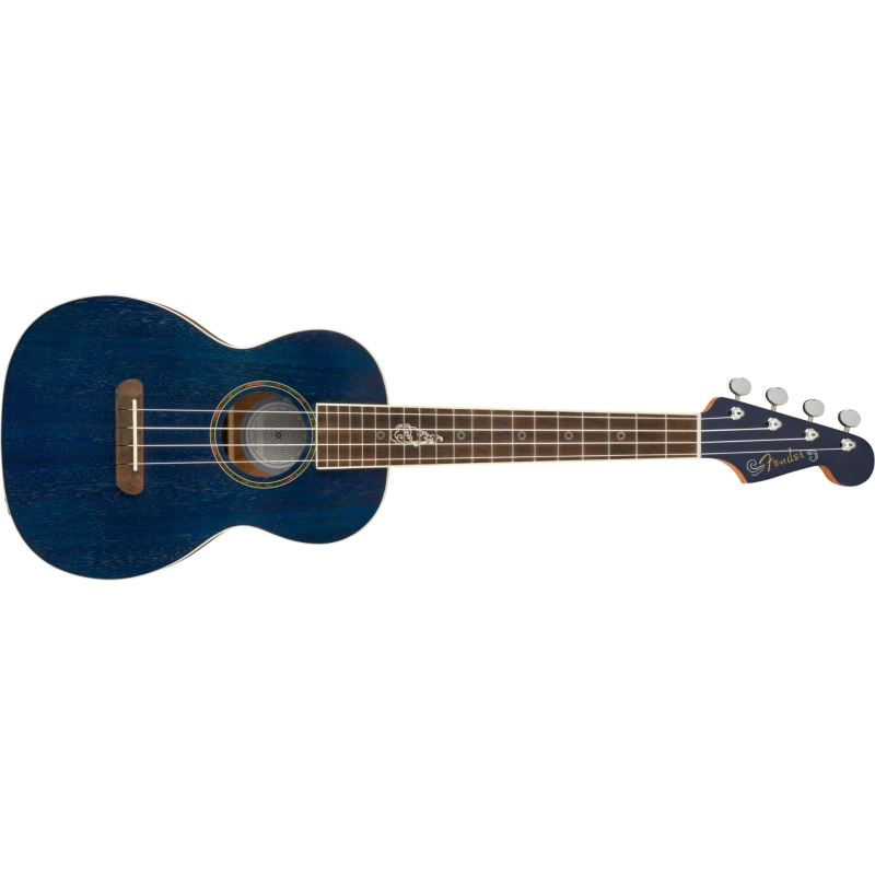 Ukulelė Fender Dhani Harrison Uke, Walnut Fingerboard, Sapphire Blue