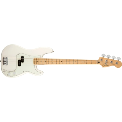 Elektrinė gitara Fender Player Precision Bass, Maple Fingerboard, Polar White