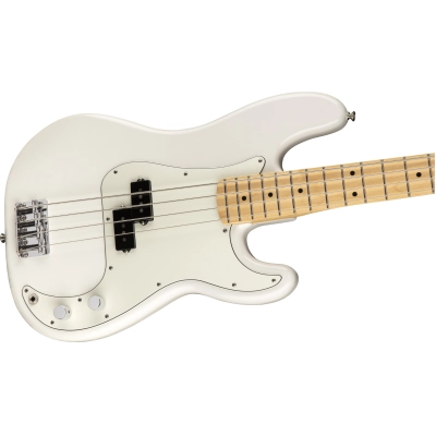 Elektrinė gitara Fender Player Precision Bass, Maple Fingerboard, Polar White