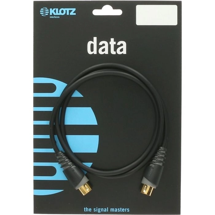 Midi laidas Klotz Midi Cable Black 1,8m